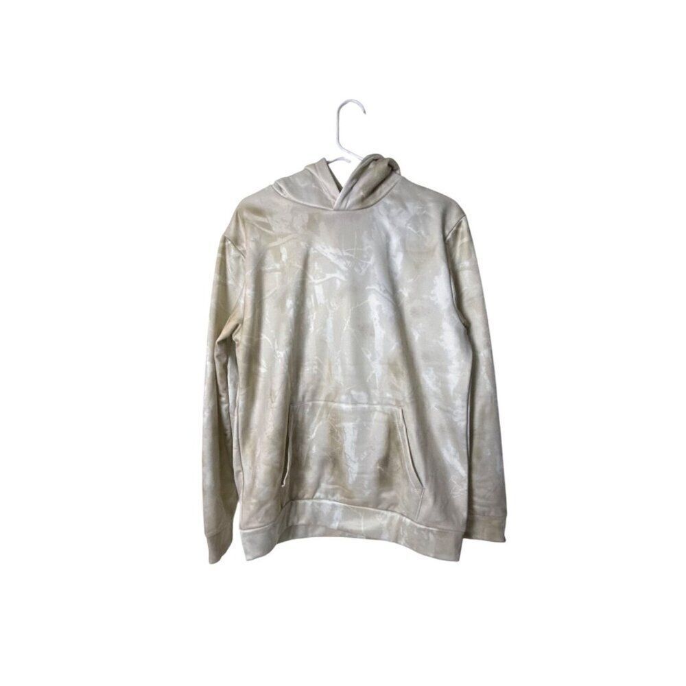 Camouflage Print Hooded Sweatshirt Small Size